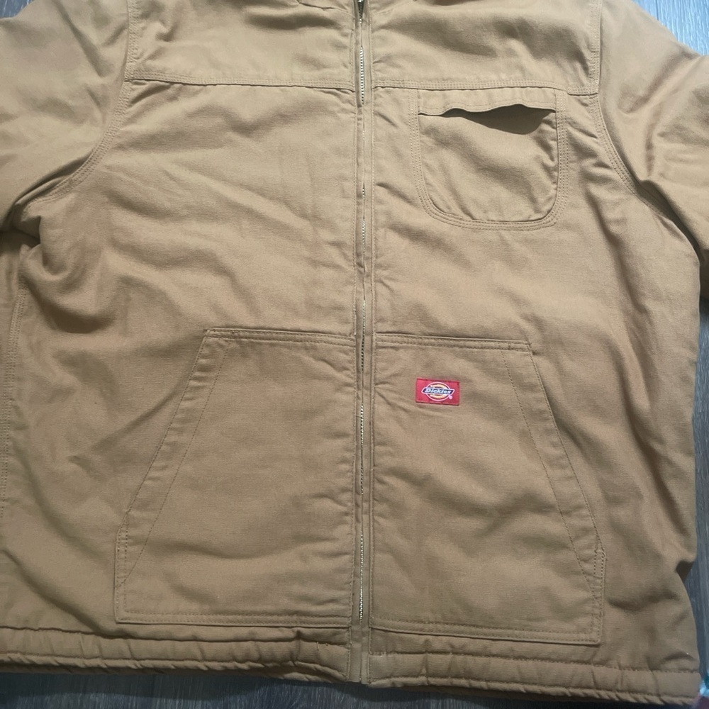 Dickies Duck High Pile Fleece Lined Hooded Jacket Size XL - Picture 6 of 9